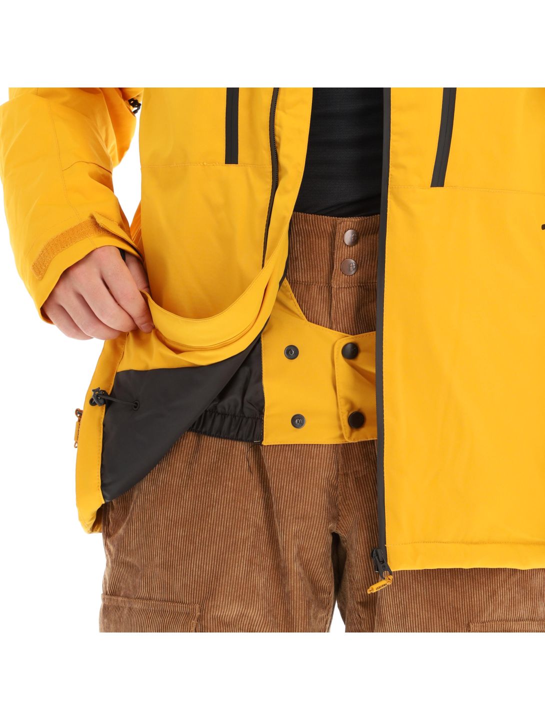 Protest, Timo ski jacket men dark yellow