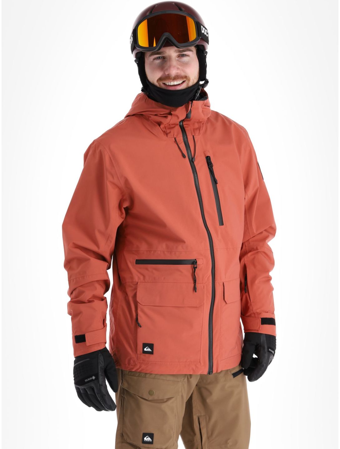 Quiksilver, Carlson ski jacket men Marsala red 