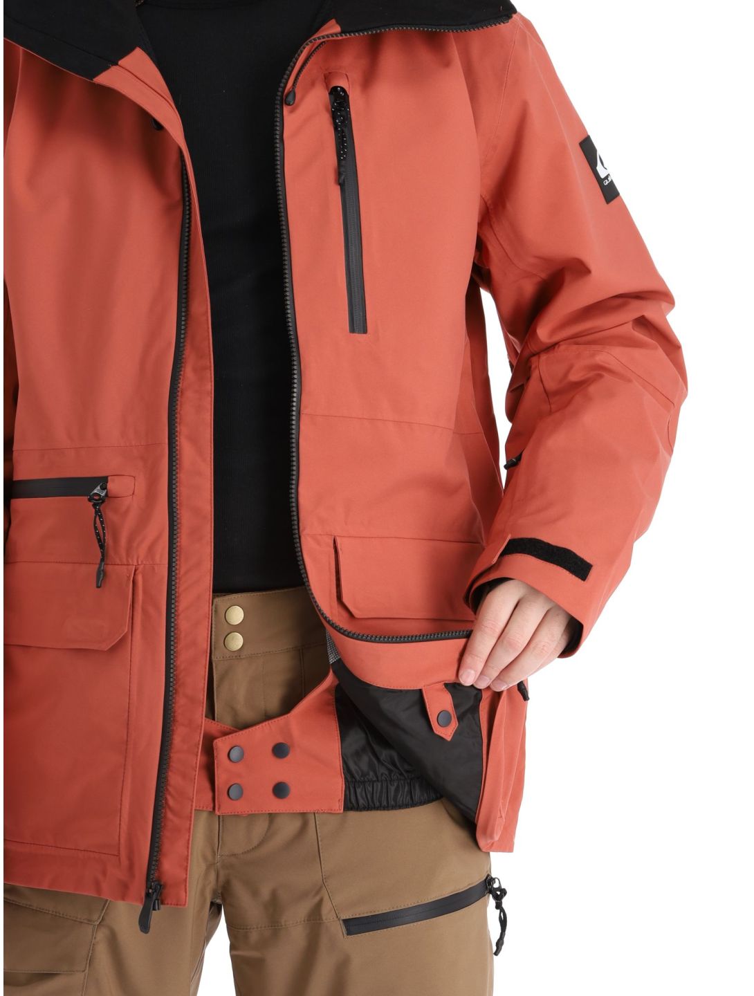 Quiksilver, Carlson ski jacket men Marsala red 