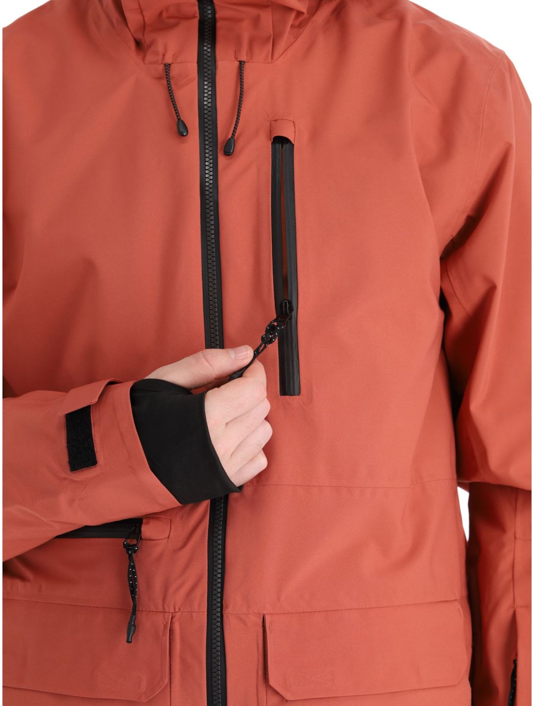 Quiksilver, Carlson ski jacket men Marsala red 