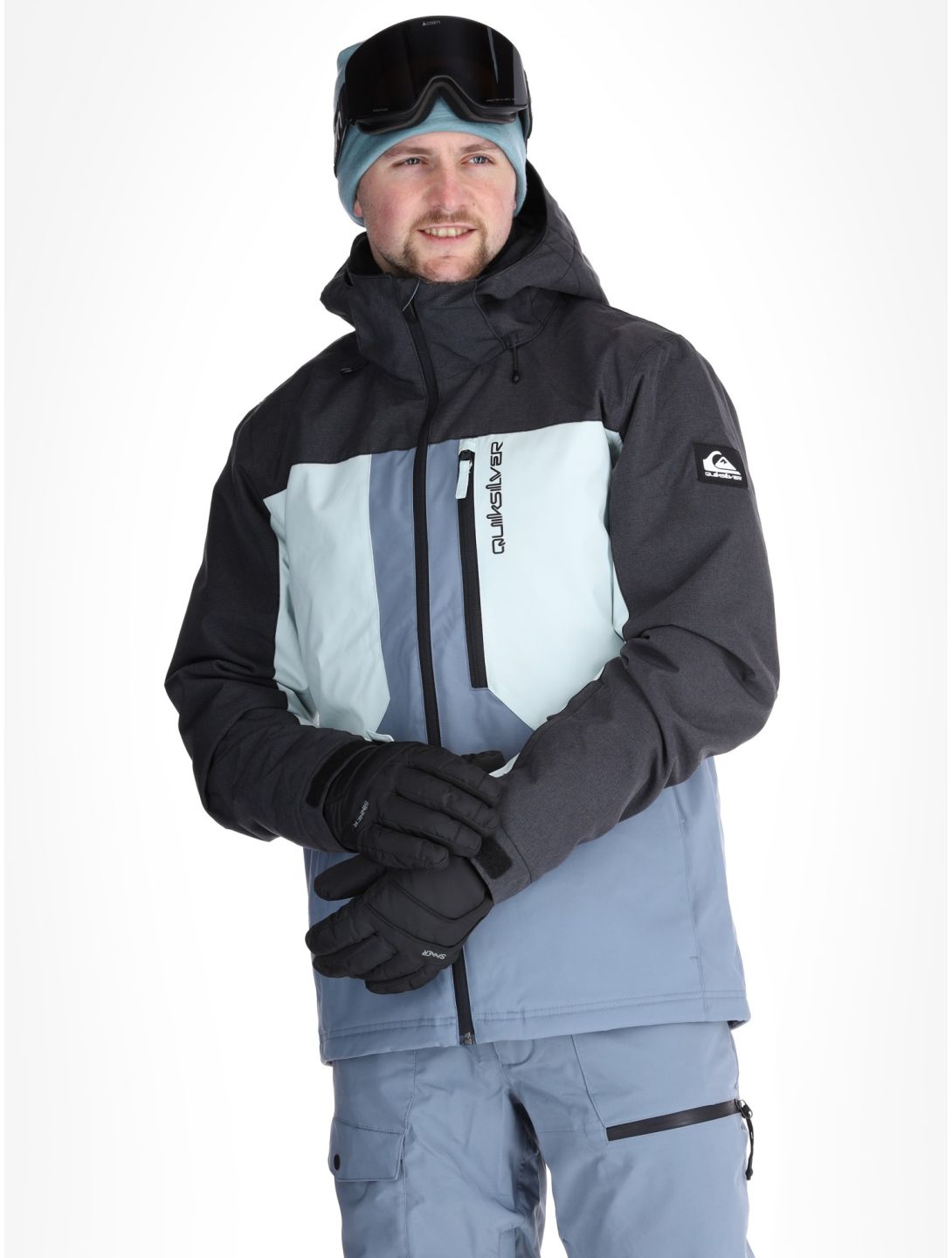 Quiksilver, Dawson ski jacket men Flint Stone grey 