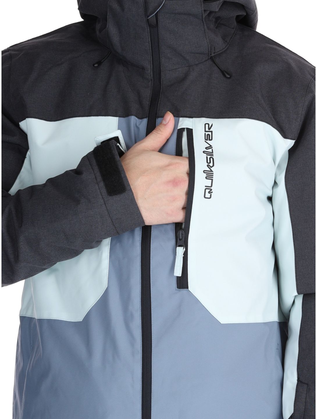 Quiksilver, Dawson ski jacket men Flint Stone grey 