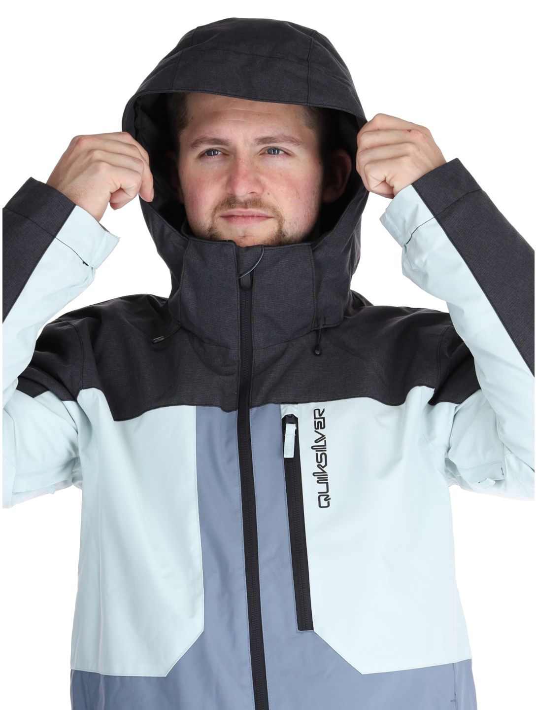 Quiksilver, Dawson ski jacket men Flint Stone grey 