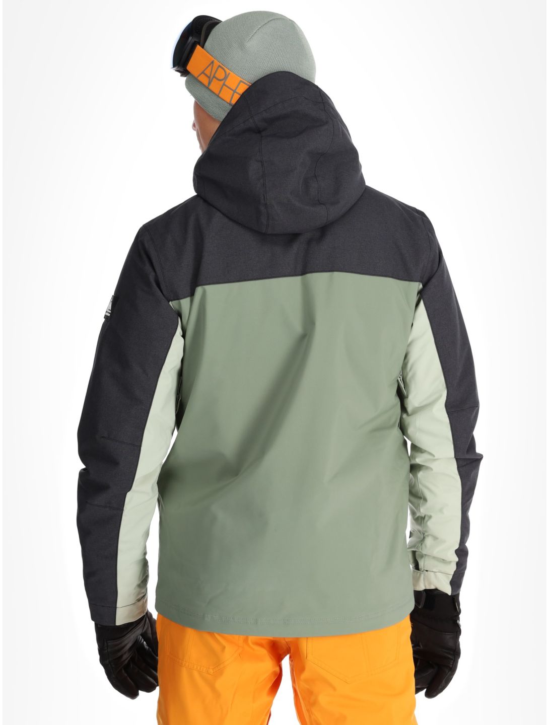 Quiksilver, Dawson ski jacket men Sea Spray black, green 