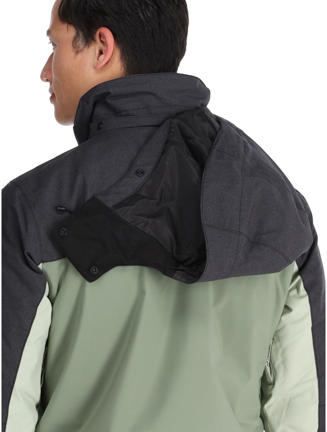 Quiksilver, Dawson ski jacket men Sea Spray black, green 