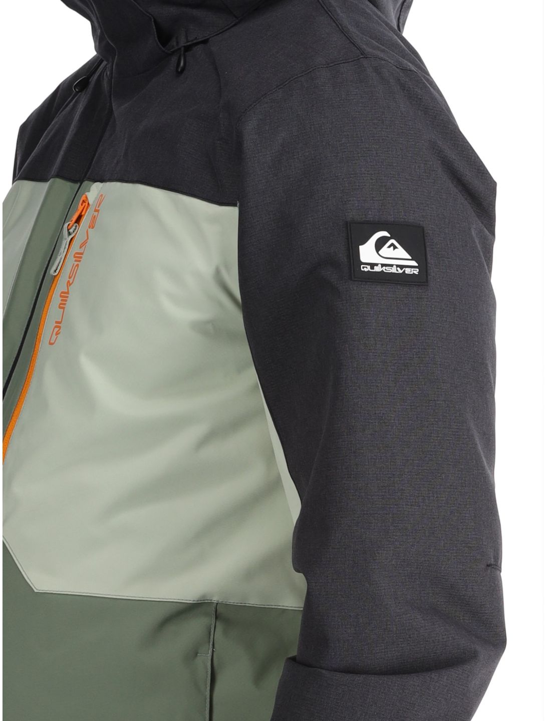 Quiksilver, Dawson ski jacket men Sea Spray black, green 