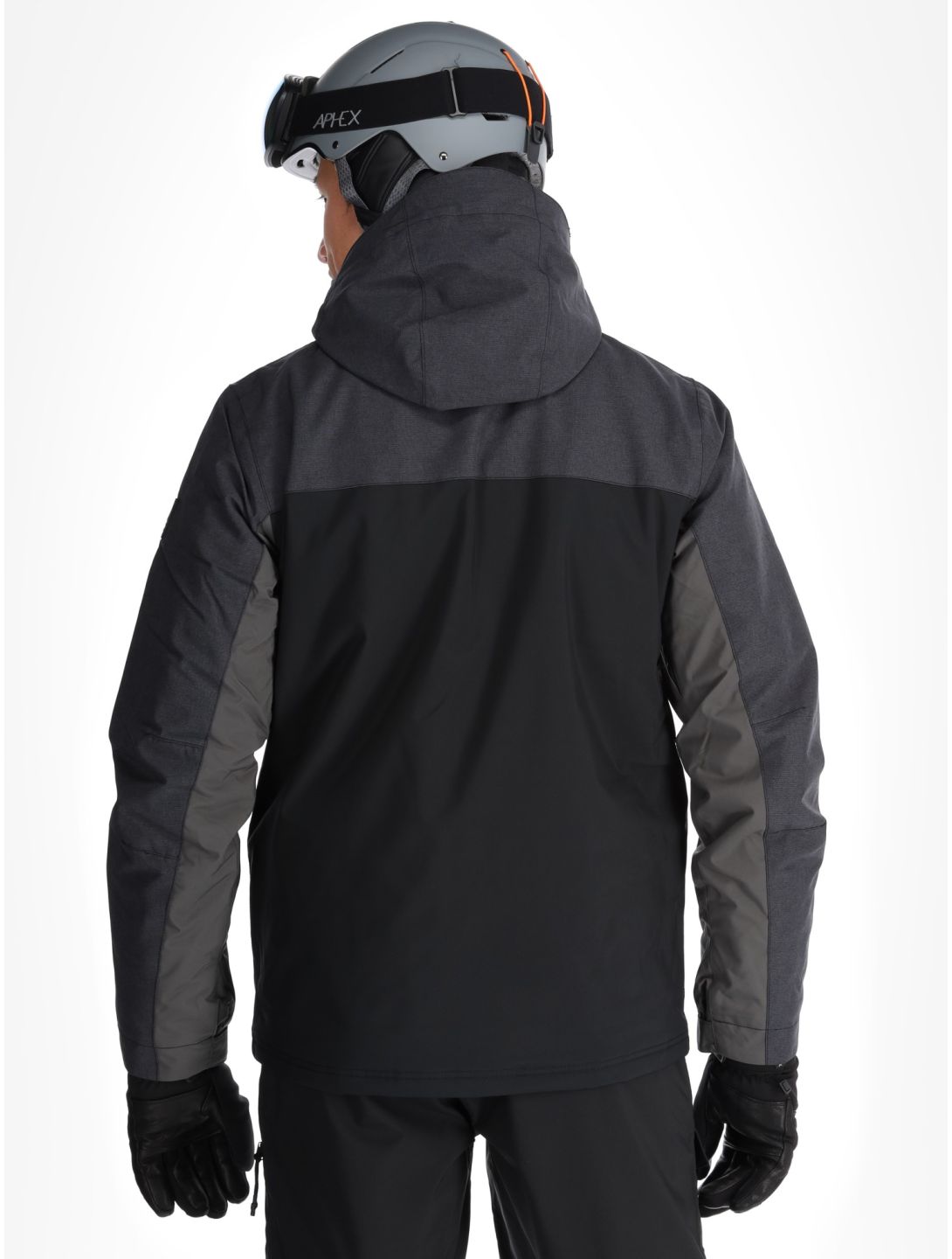 Quiksilver, Dawson ski jacket men True Black black, grey 