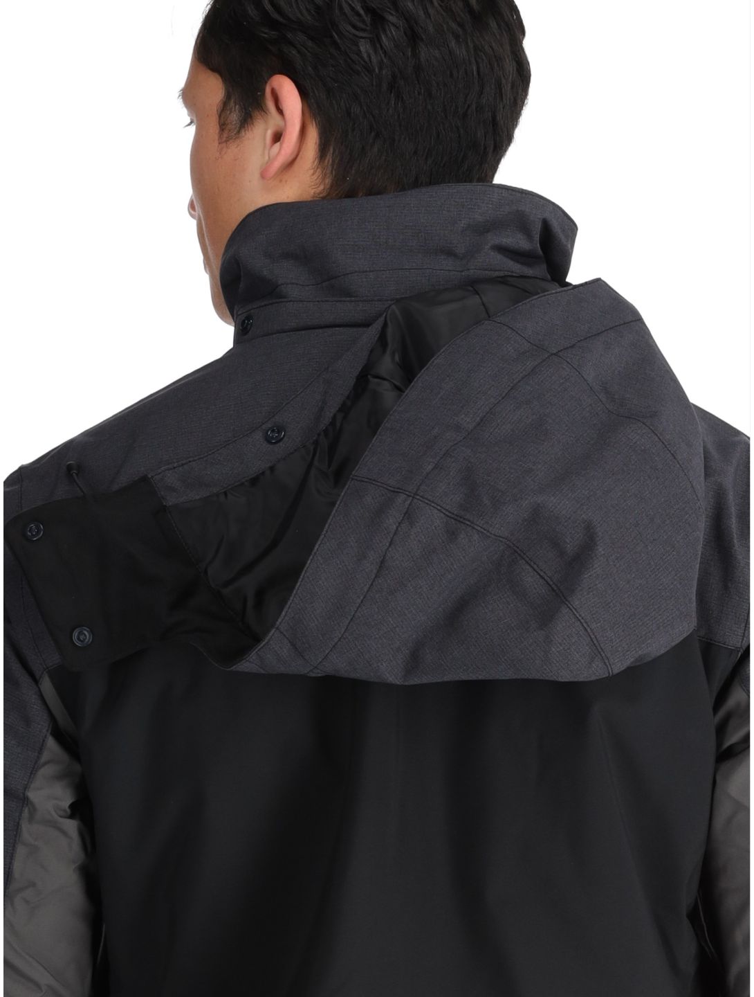 Quiksilver, Dawson ski jacket men True Black black, grey 