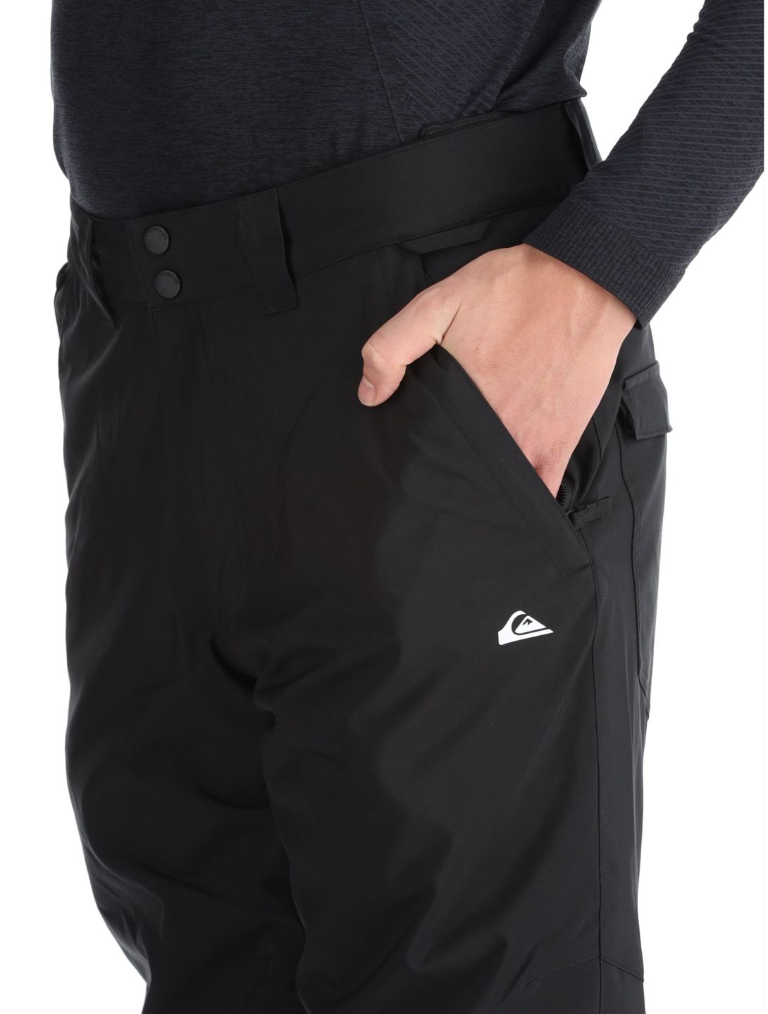 Quiksilver, Estate ski pants men True Black black 