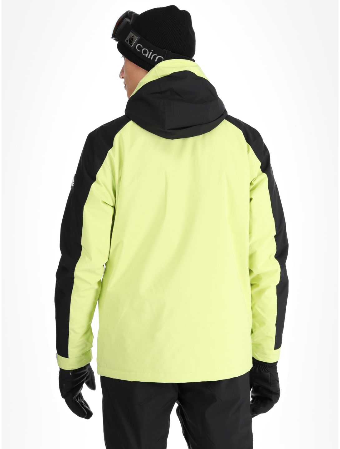 Quiksilver, Mission Block ski jacket men Celery Green black, green 