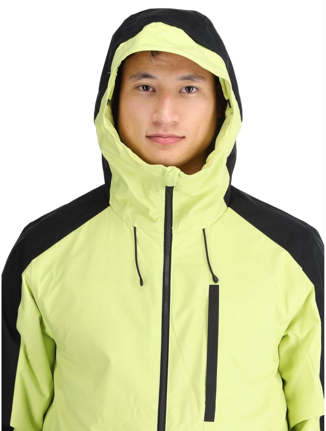 Quiksilver, Mission Block ski jacket men Celery Green black, green 