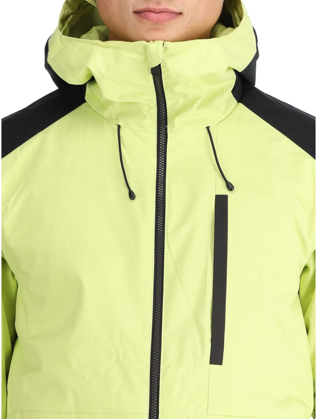 Quiksilver, Mission Block ski jacket men Celery Green black, green 