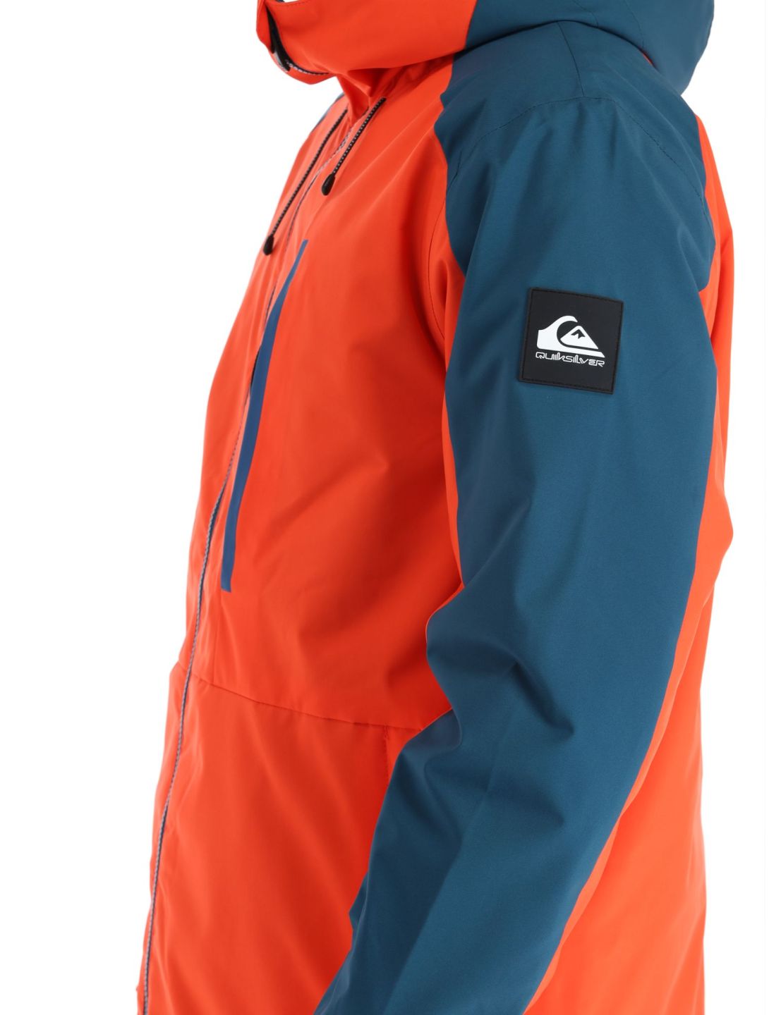 Quiksilver, Mission Block ski jacket men Grenadine black, red 