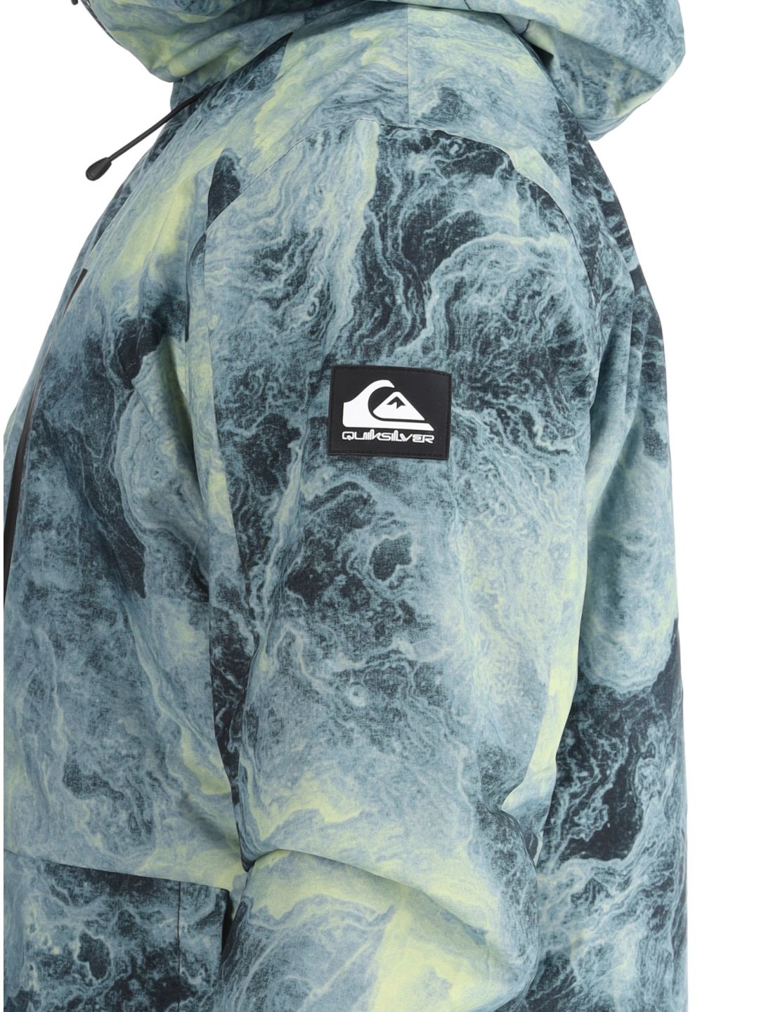 Quiksilver, Mission Printed ski jacket men Space Stone Celery Green green 