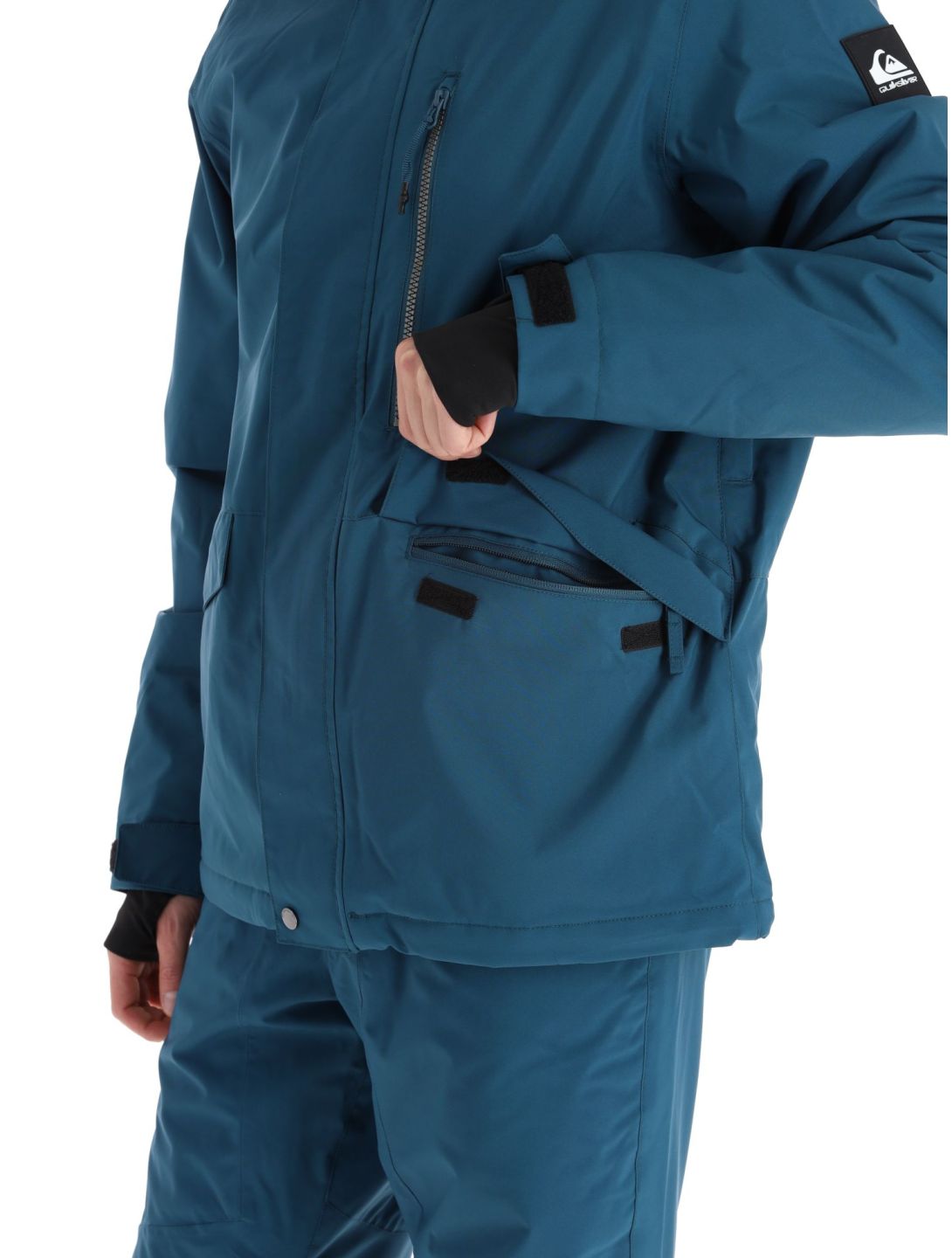 Quiksilver, Mission Solid ski jacket men Majolica Blue blue 