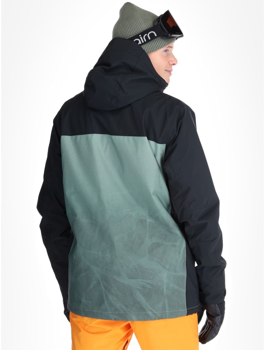 Quiksilver, Morton ski jacket men Gradient Iced Sea Spray black, green 