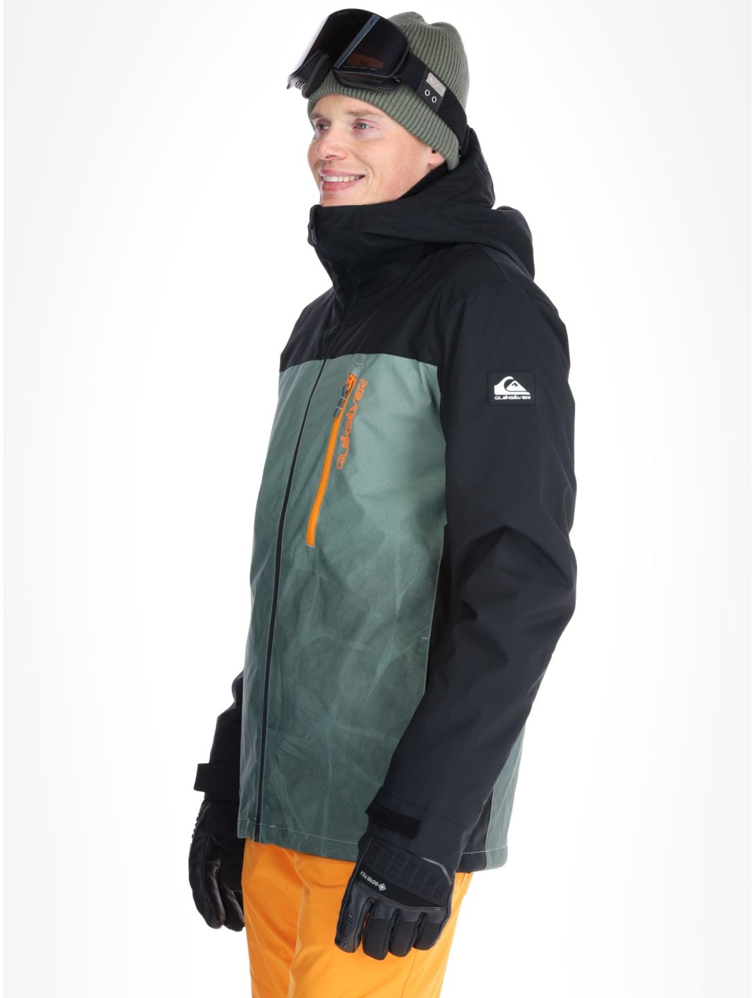 Quiksilver, Morton ski jacket men Gradient Iced Sea Spray black, green 