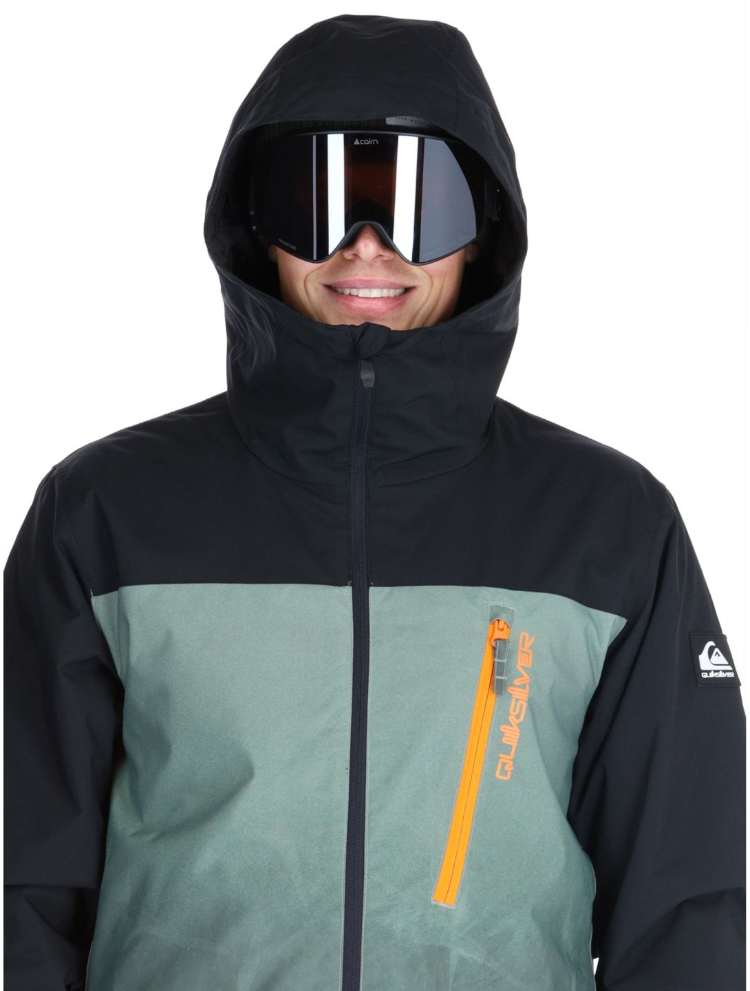 Quiksilver, Morton ski jacket men Gradient Iced Sea Spray black, green 