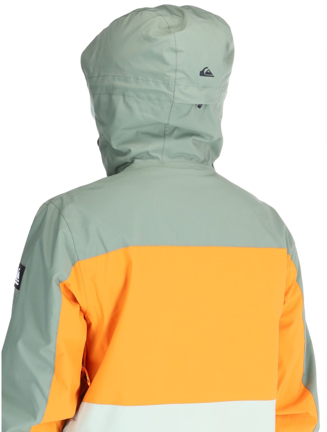 Quiksilver, Sycamore ski jacket men Sea Spray green, orange 