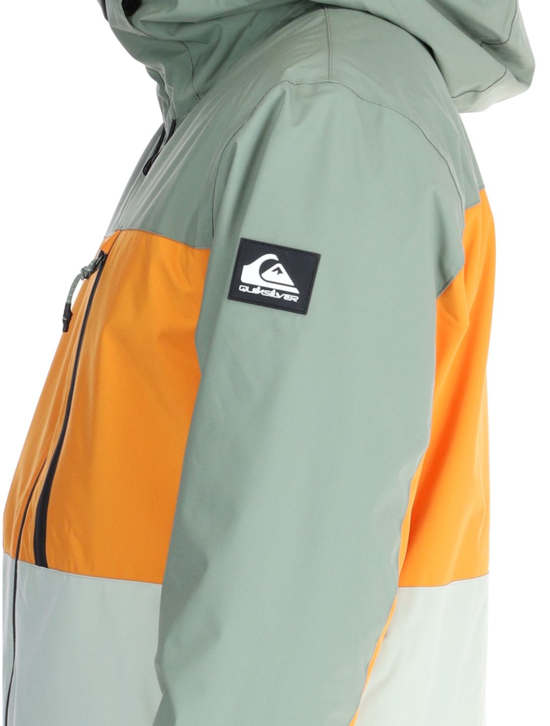 Quiksilver, Sycamore ski jacket men Sea Spray green, orange 