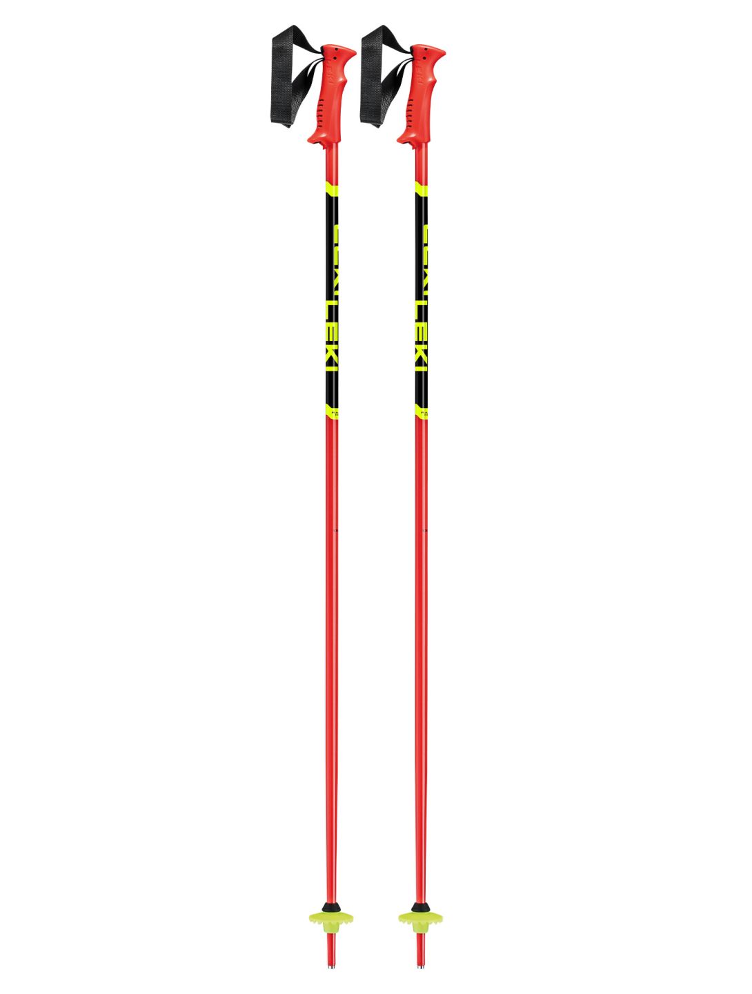 Leki, Racing Kids ski poles kids Bright Red / Black / Neon Yellow black, red, yellow 