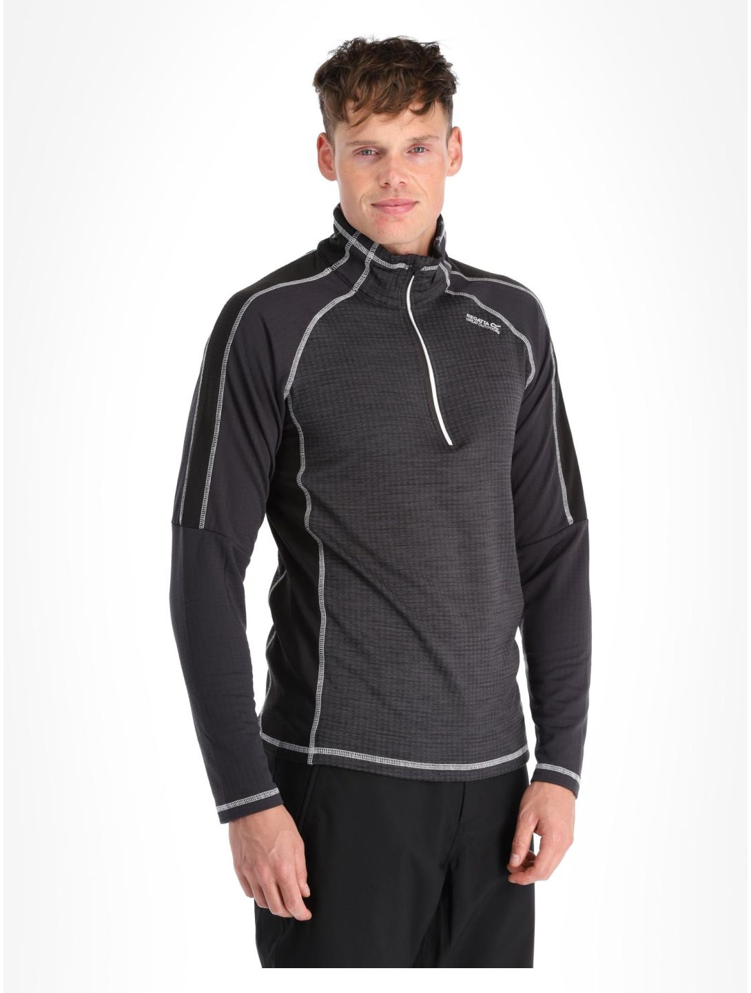 Regatta, Hepley pullover men Ash / Black black, grey 