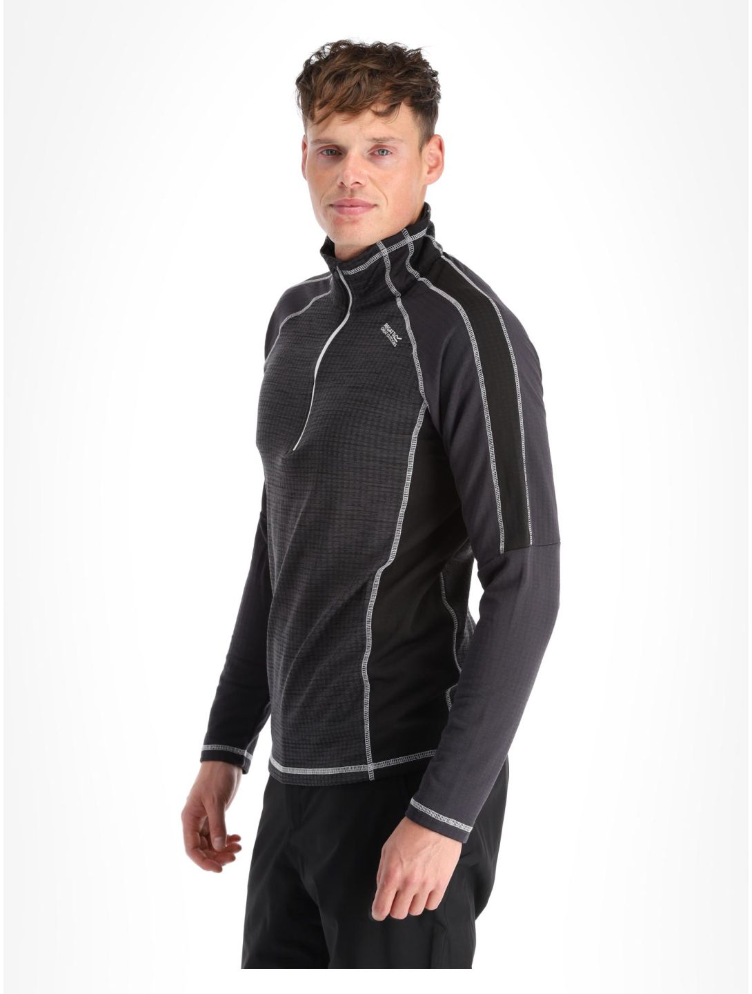 Regatta, Hepley pullover men Ash / Black black, grey 