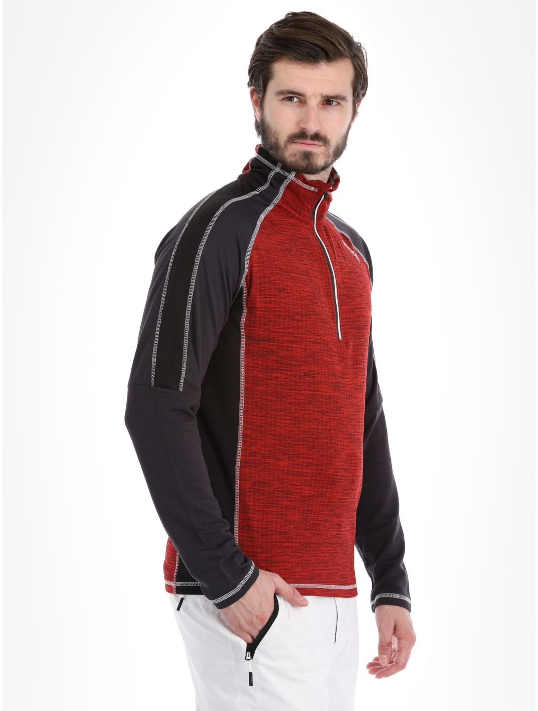 Regatta, Hepley pullover men Danger Red / Ash grey, red 