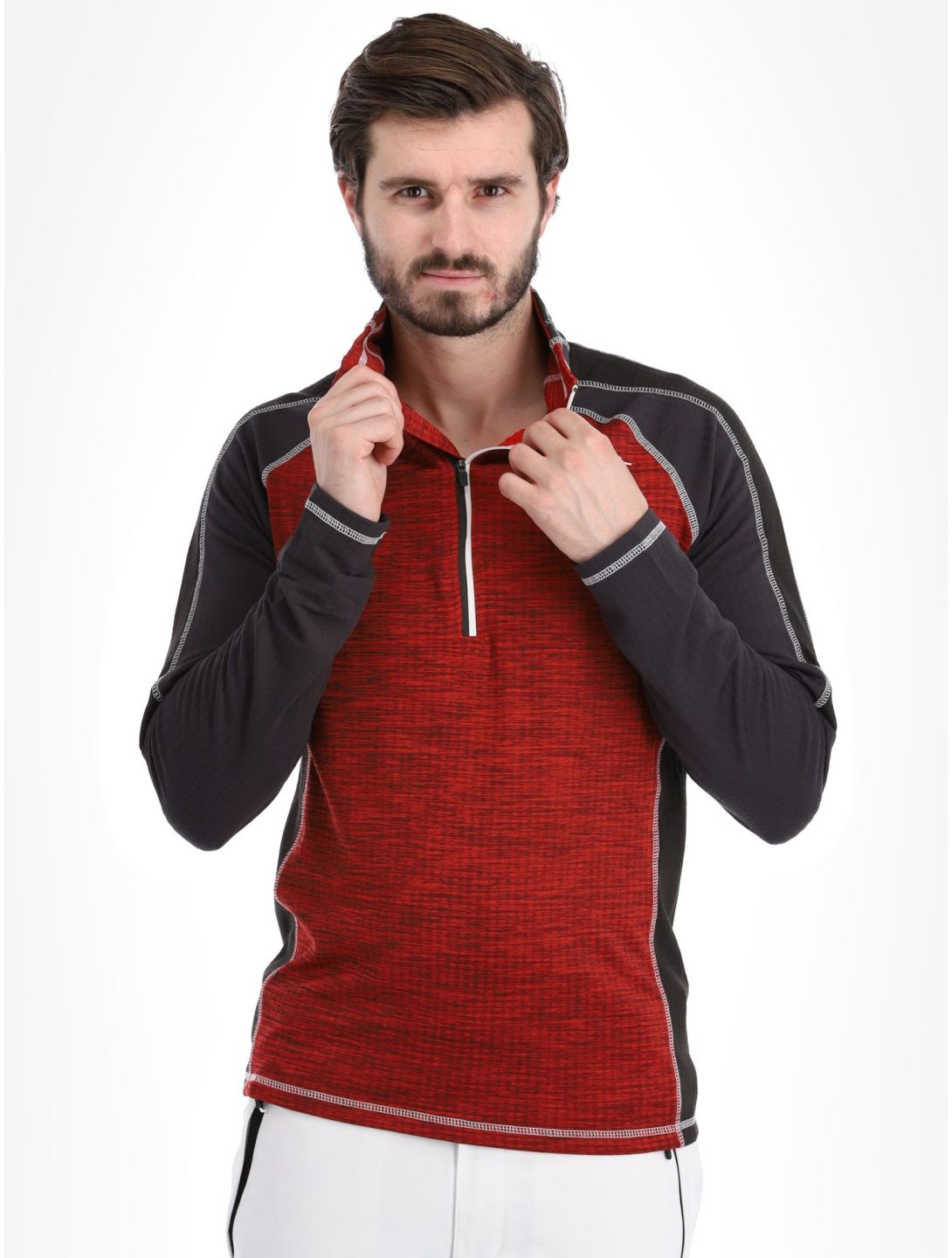 Regatta, Hepley pullover men Danger Red / Ash grey, red 