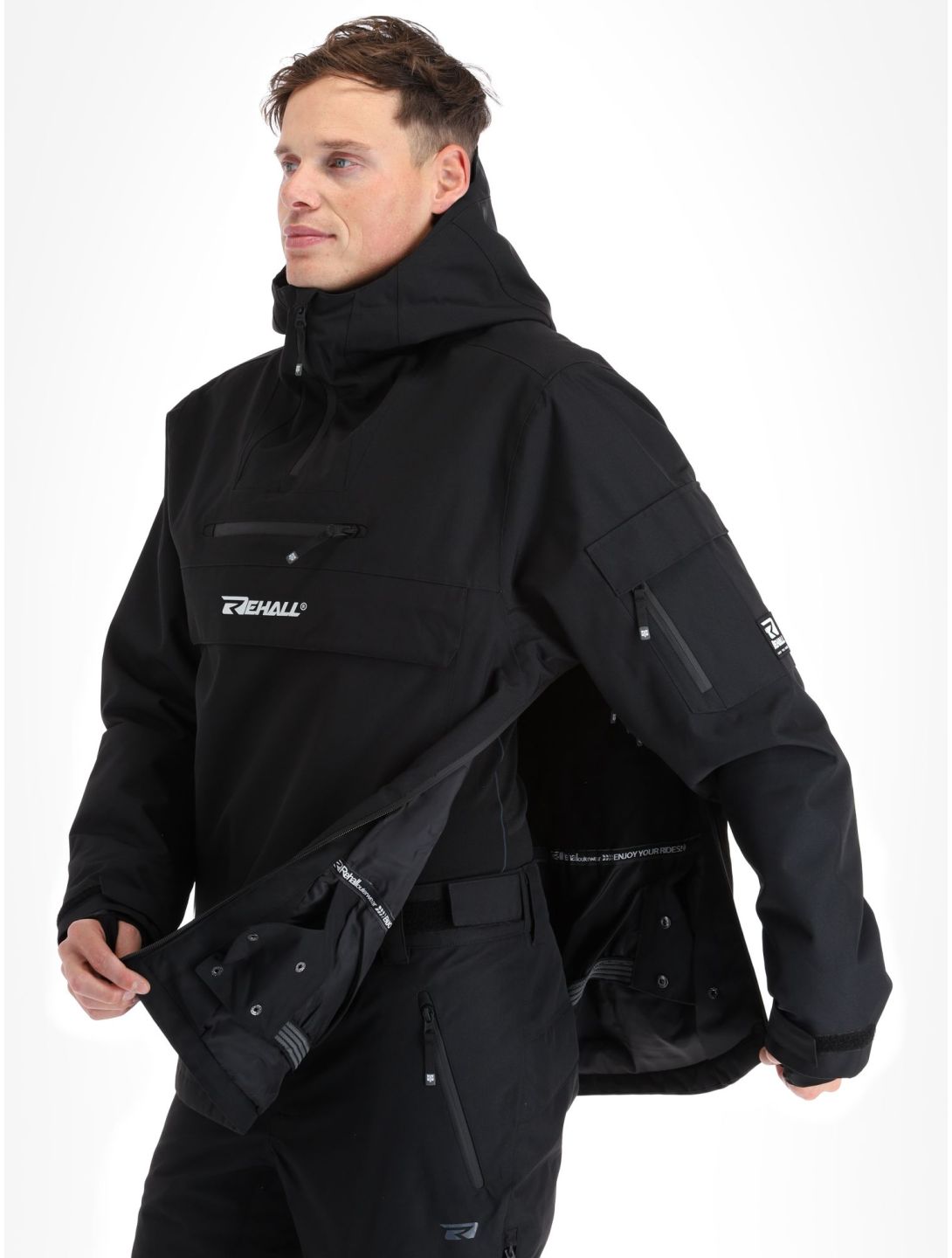 Rehall, Artrix-R winter anorak men Black black 