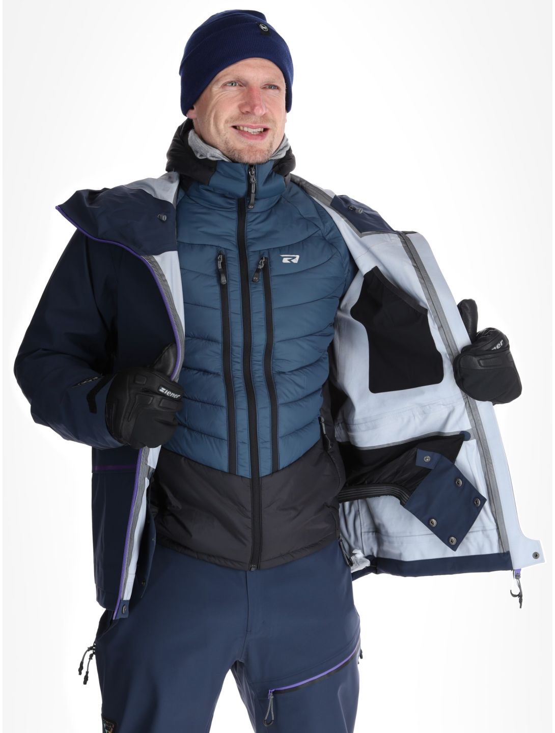 Rehall, Arvon-R hardshell ski jacket men Navy blue 