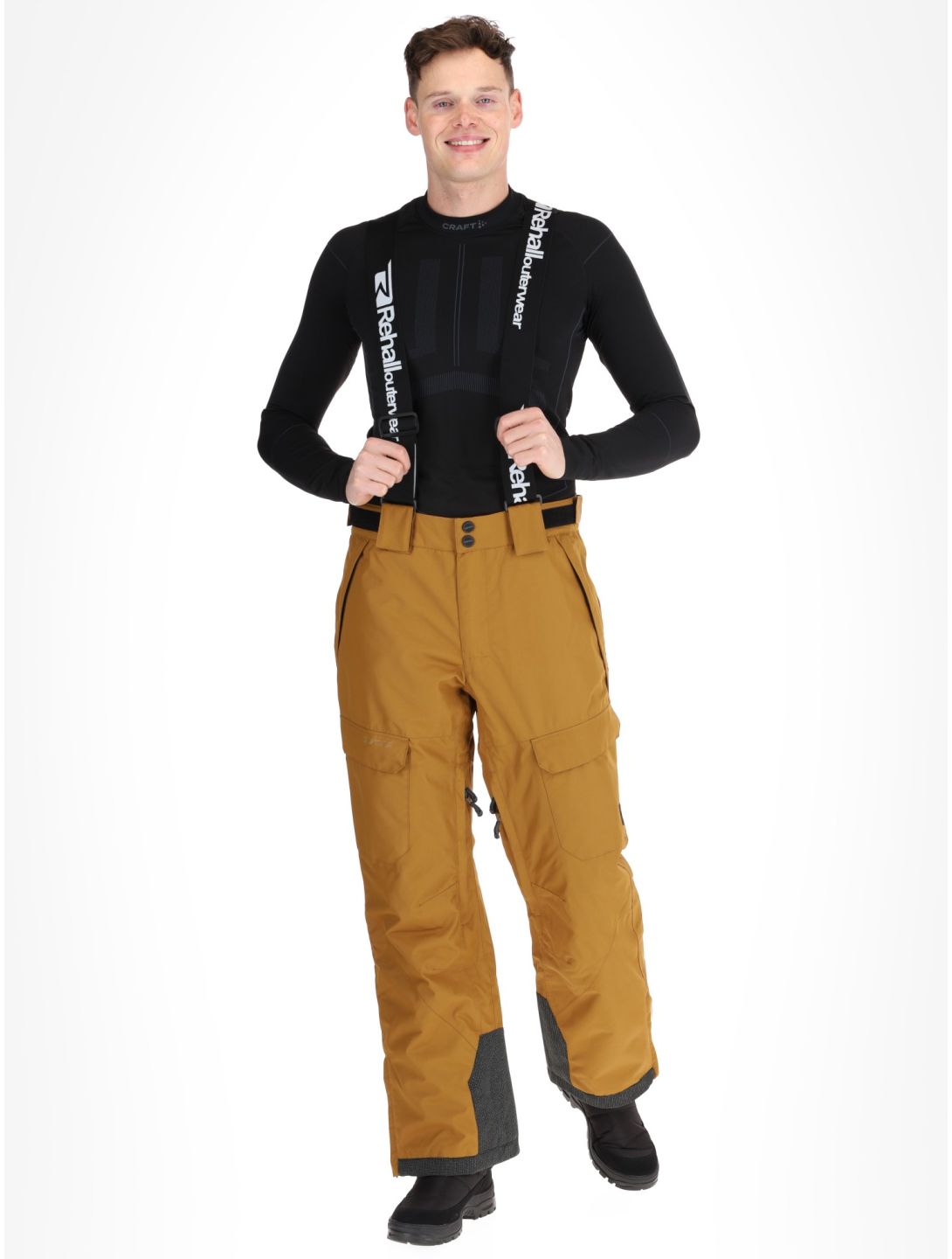 Rehall, Backbone-R ski pants men Bronze brown 