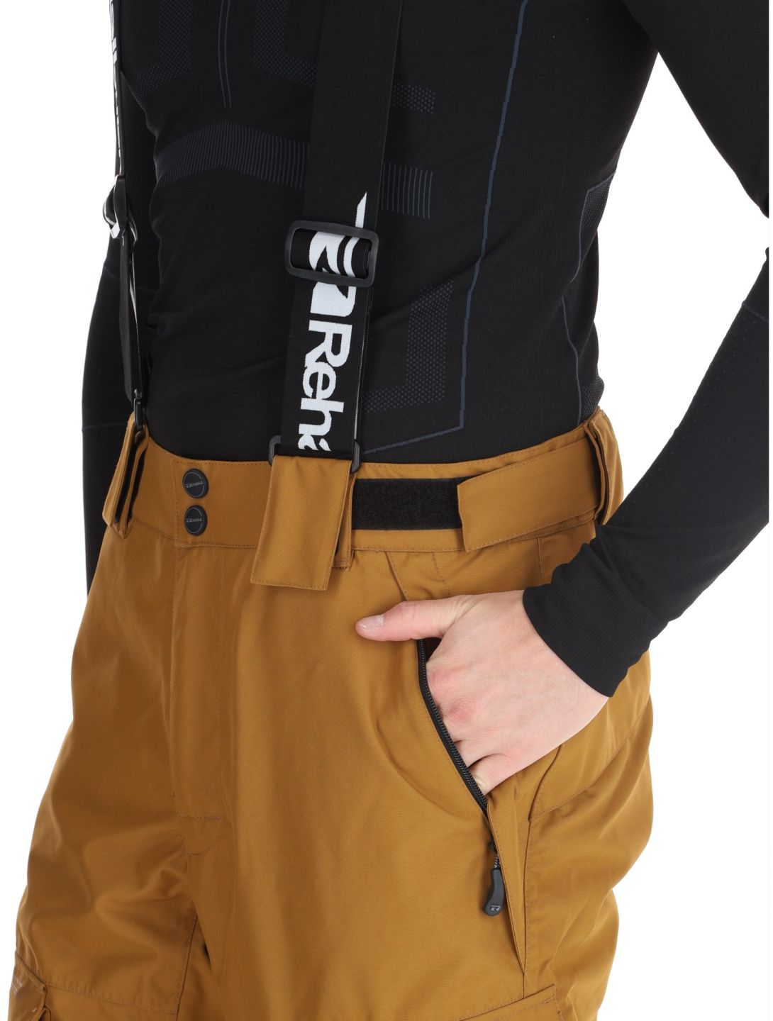 Rehall, Backbone-R ski pants men Bronze brown 