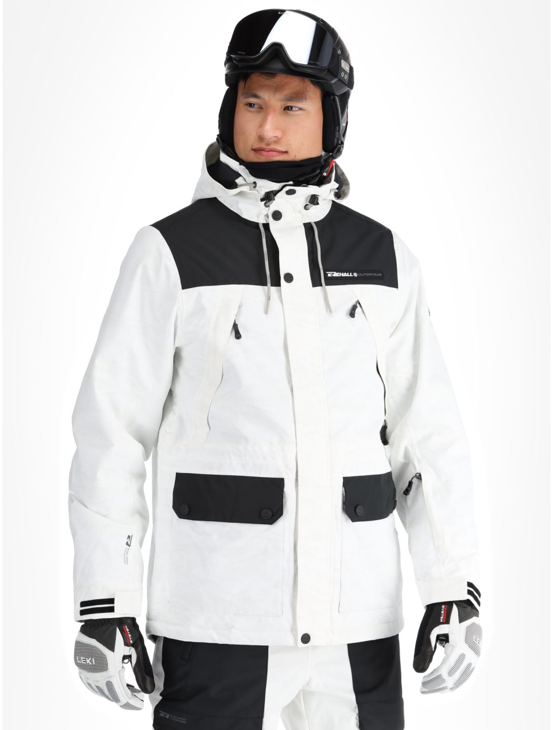 Rehall, Bruce-R ski jacket men White Mountains white 