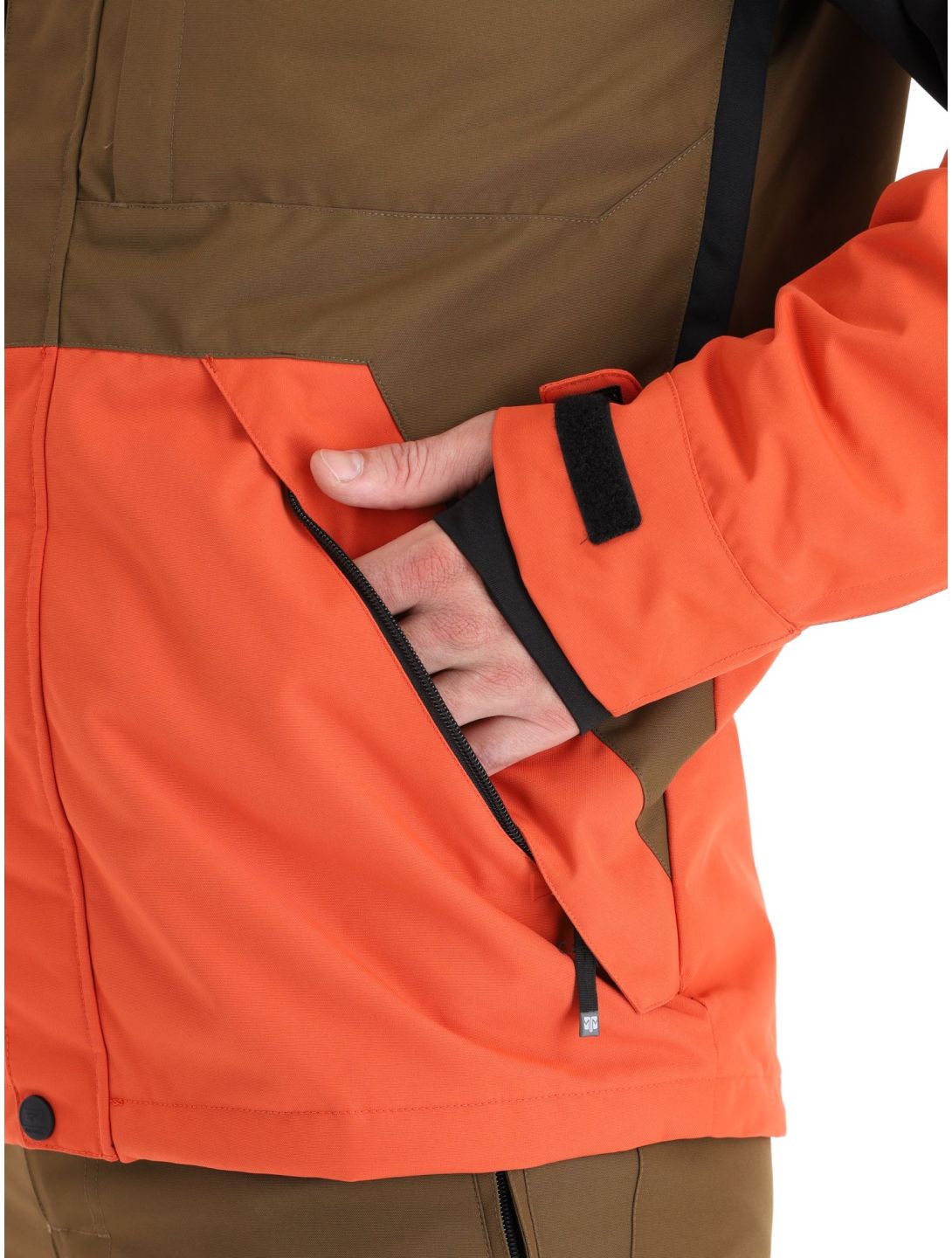 Rehall, Carls-R ski jacket men Rust blue, brown, orange 