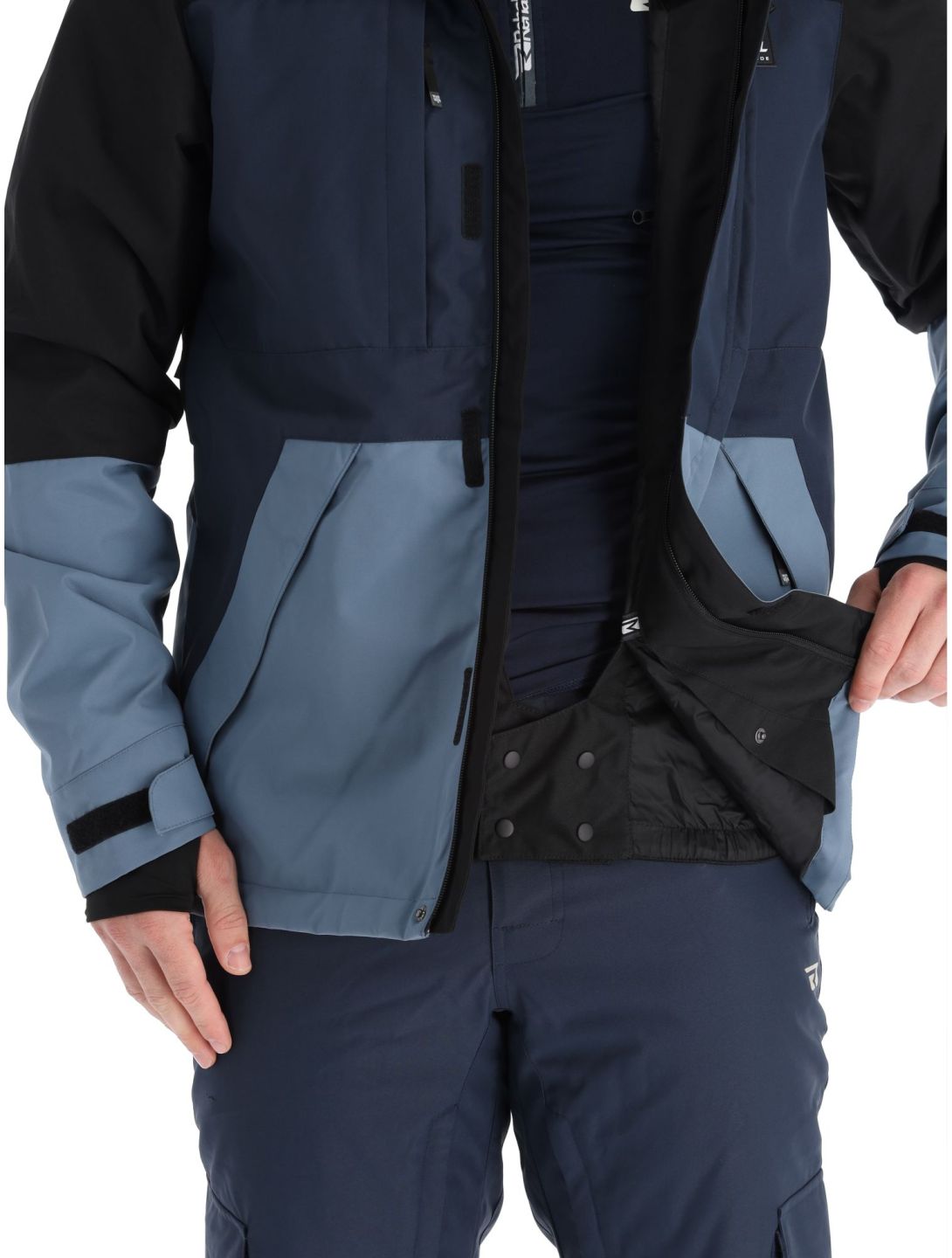 Rehall, Carls-R ski jacket men Steel Blue black, blue 