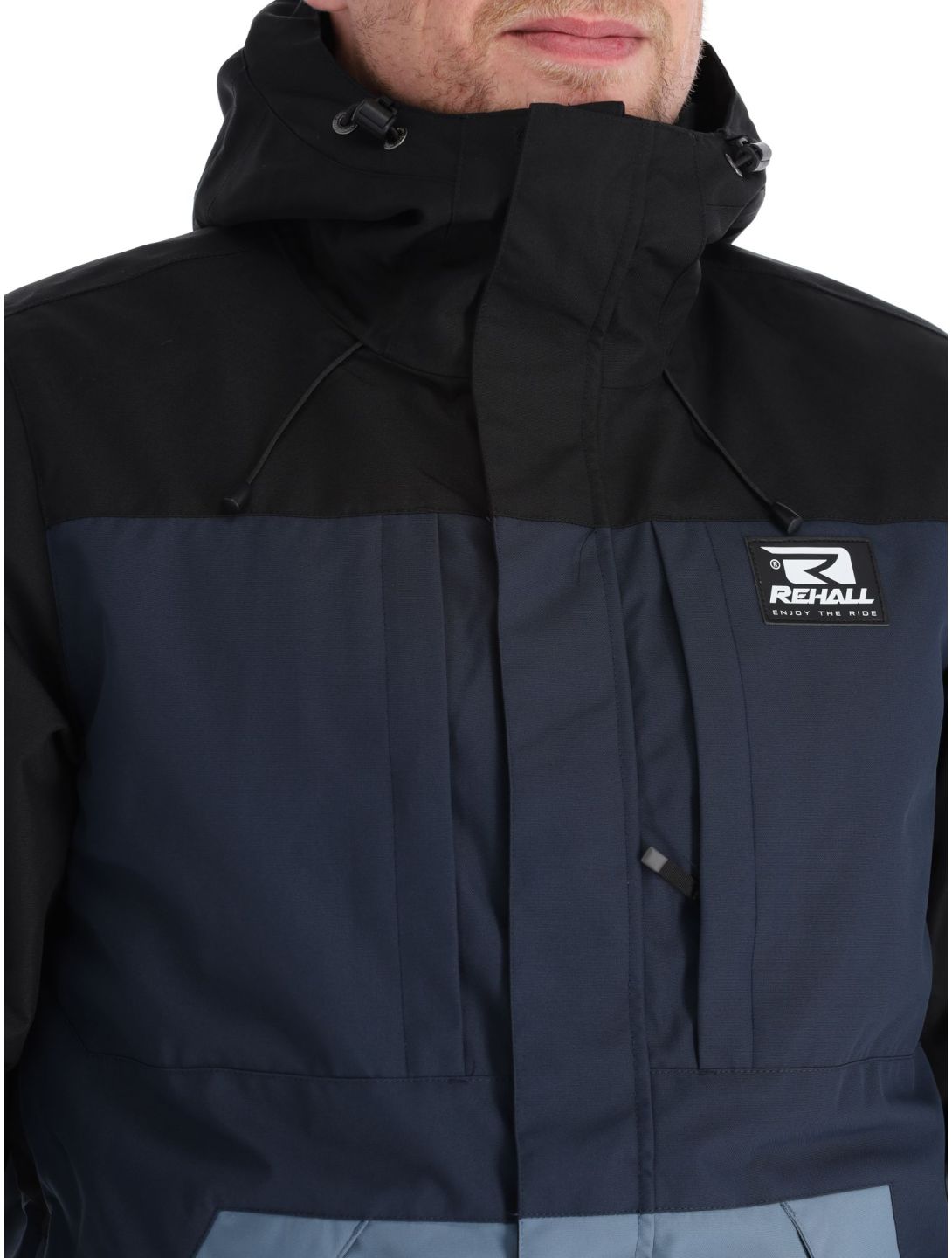 Rehall, Carls-R ski jacket men Steel Blue black, blue 