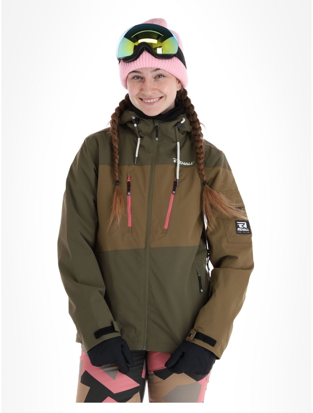 Rehall, Caro-R ski jacket women Olive green 