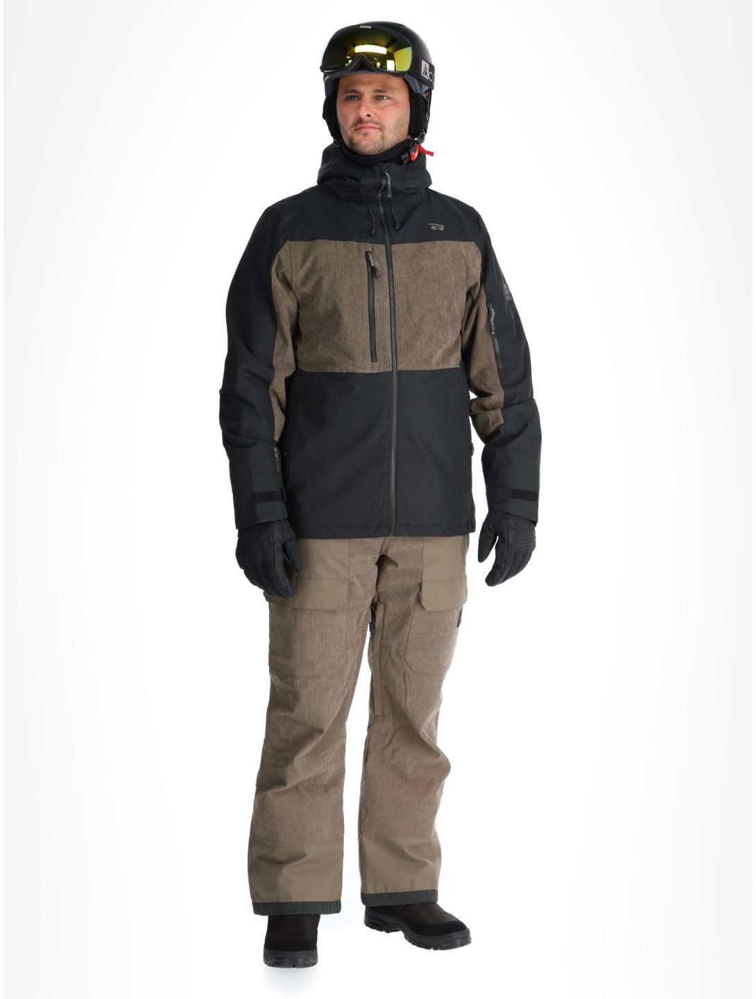 Rehall, Castle-R ski jacket men Black black, brown 