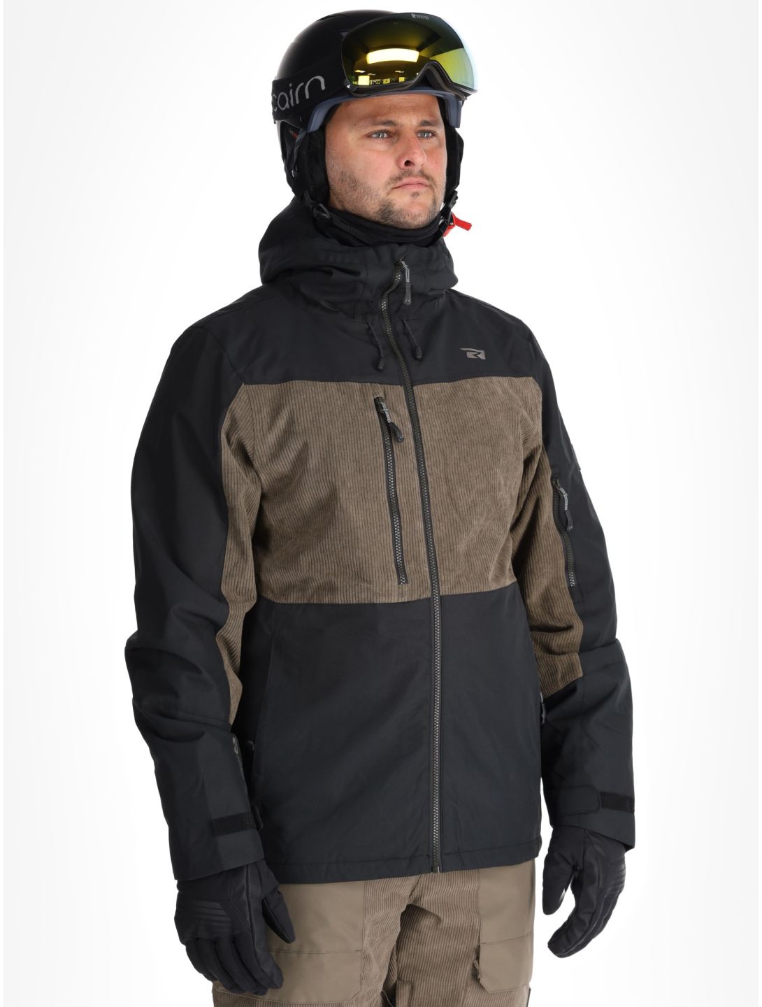 Rehall, Castle-R ski jacket men Black black, brown 