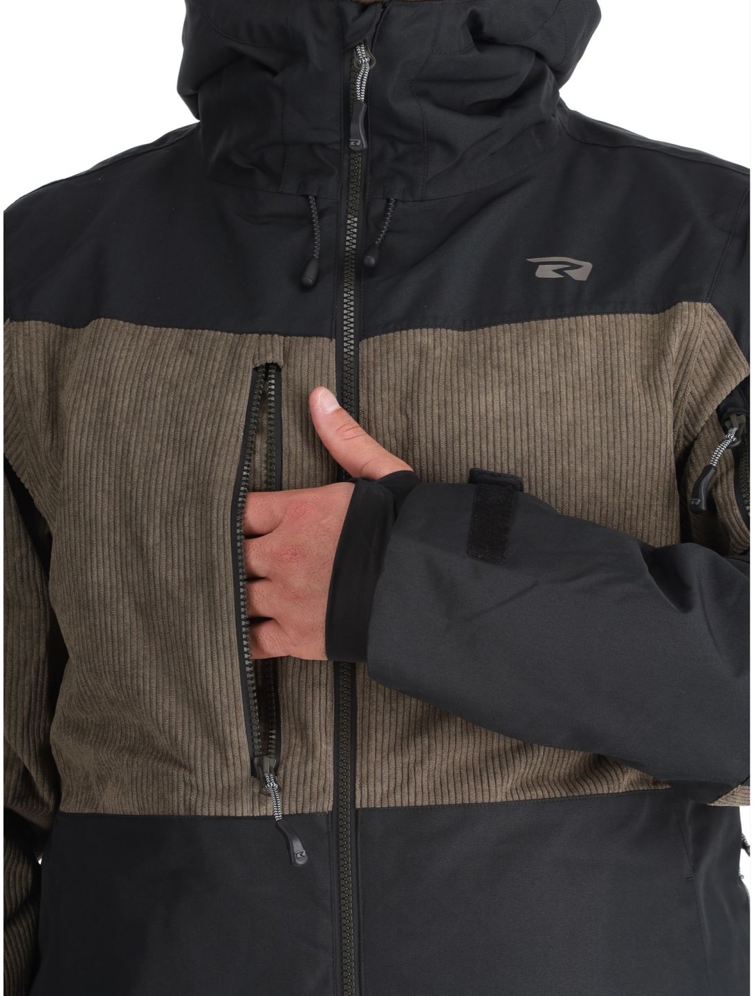 Rehall, Castle-R ski jacket men Black black, brown 