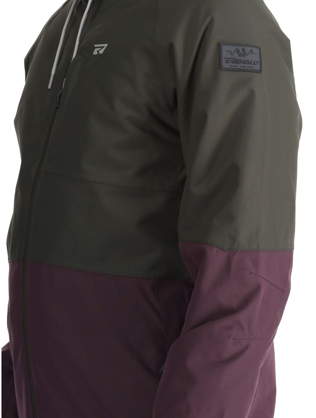 Rehall, Clive-R ski jacket men Graphite grey, purple 