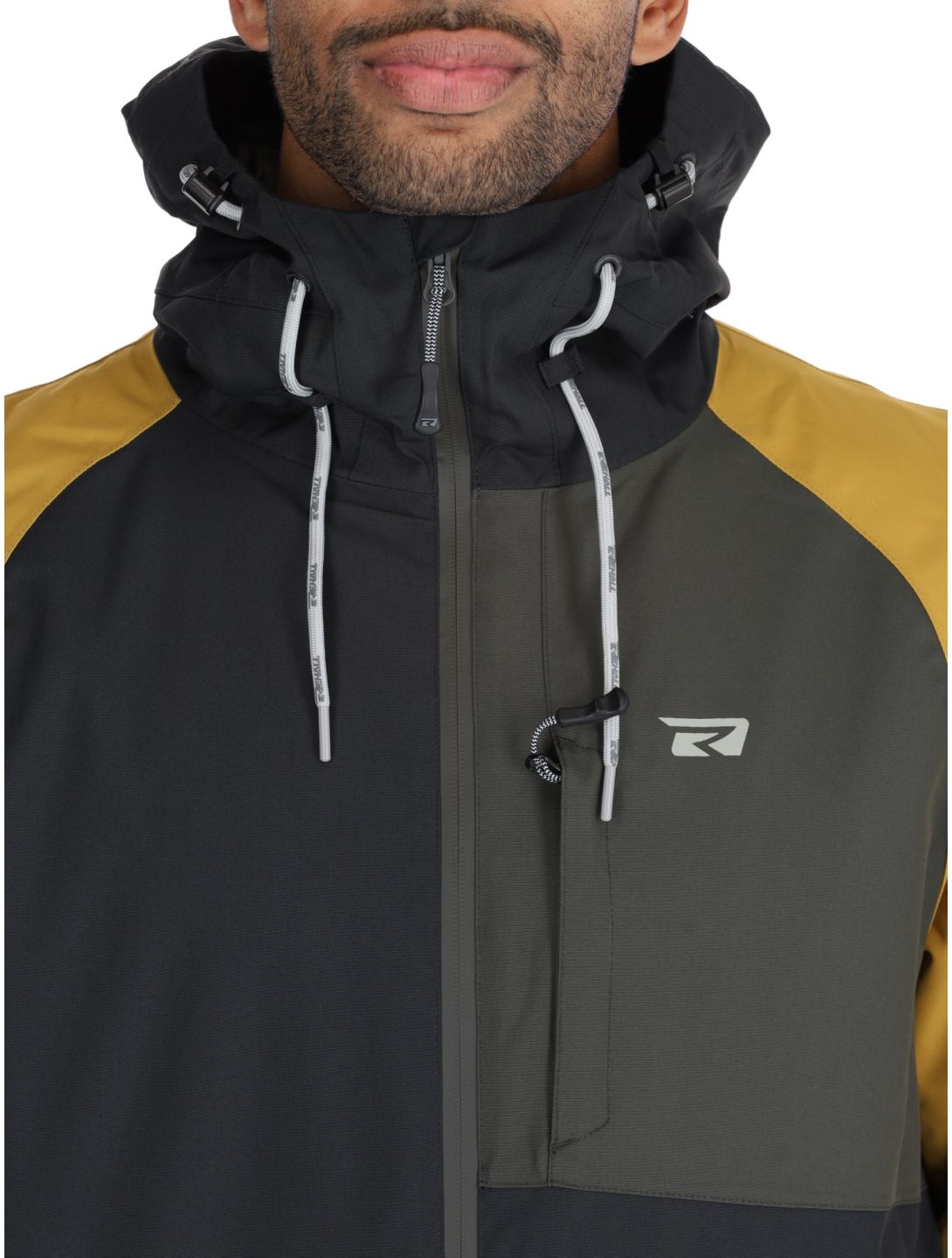 Rehall, Clive-R ski jacket men Tobacco black, brown 