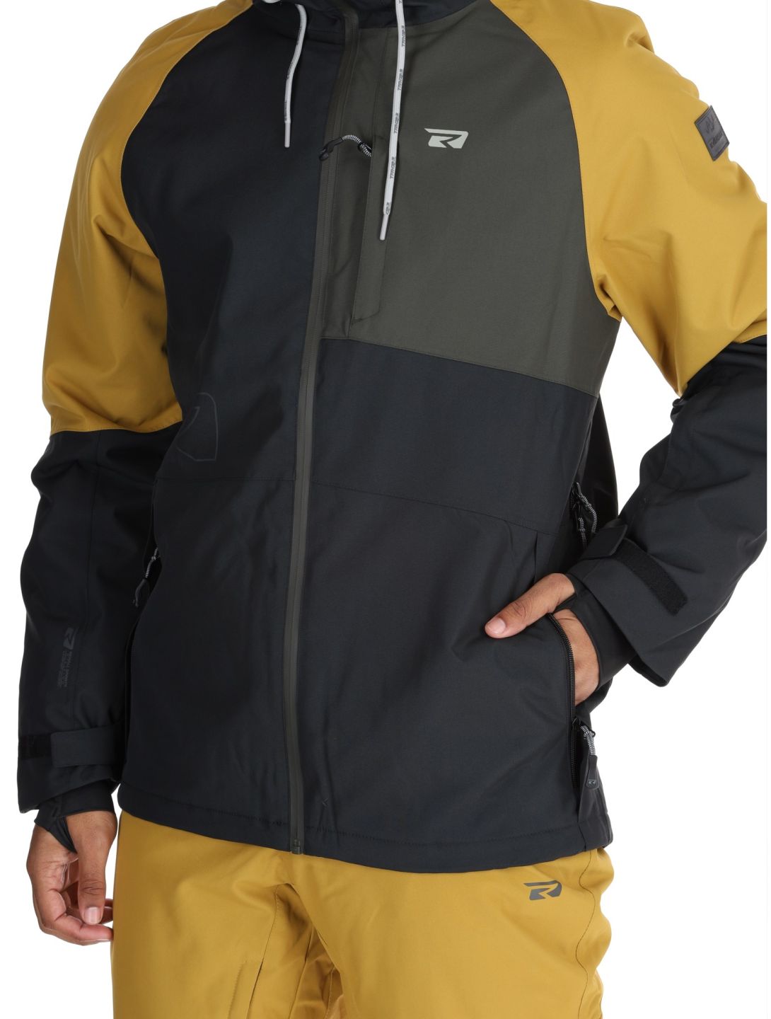 Rehall, Clive-R ski jacket men Tobacco black, brown 