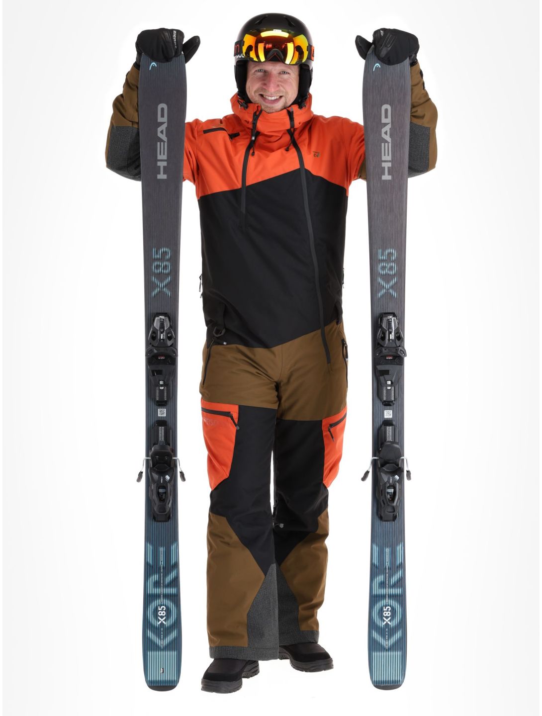 Rehall, Covax-R ski suit men Rust brown 