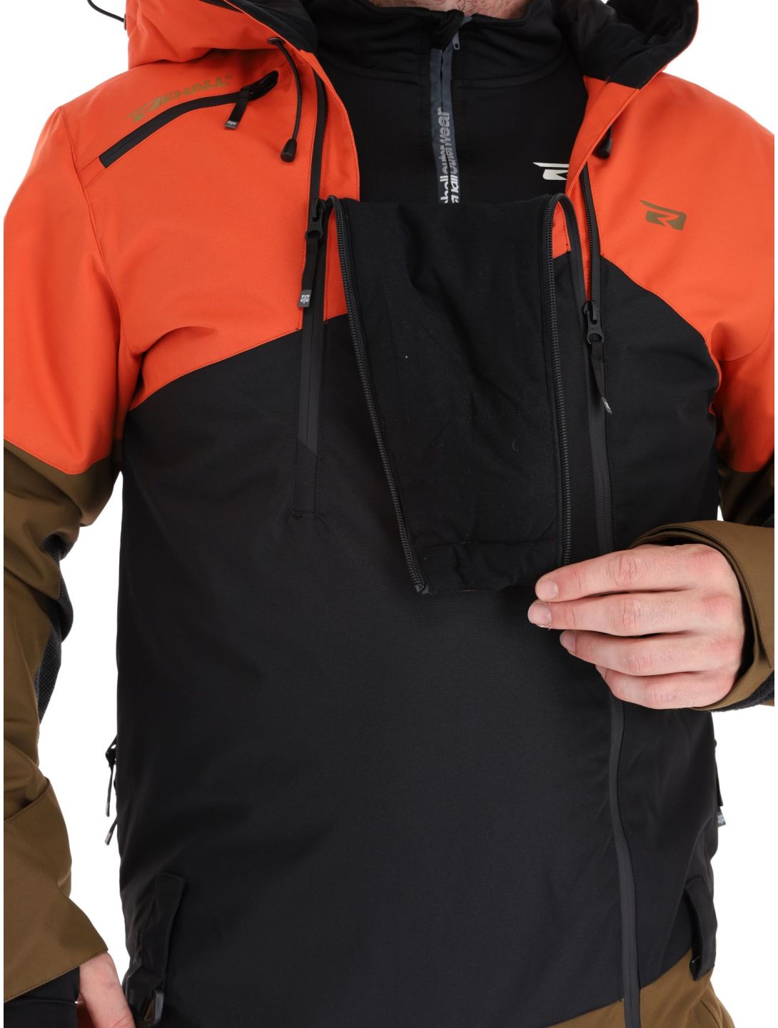 Rehall, Covax-R ski suit men Rust brown 