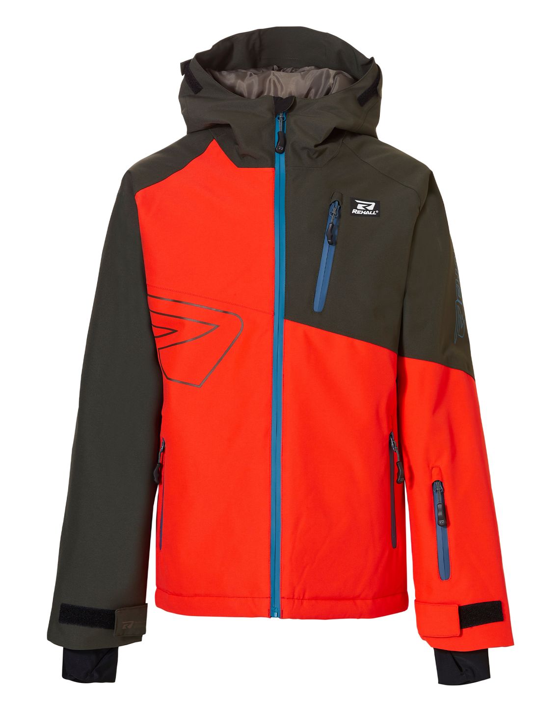 Rehall, Cravin-R ski jacket kids Flame Red grey, red 