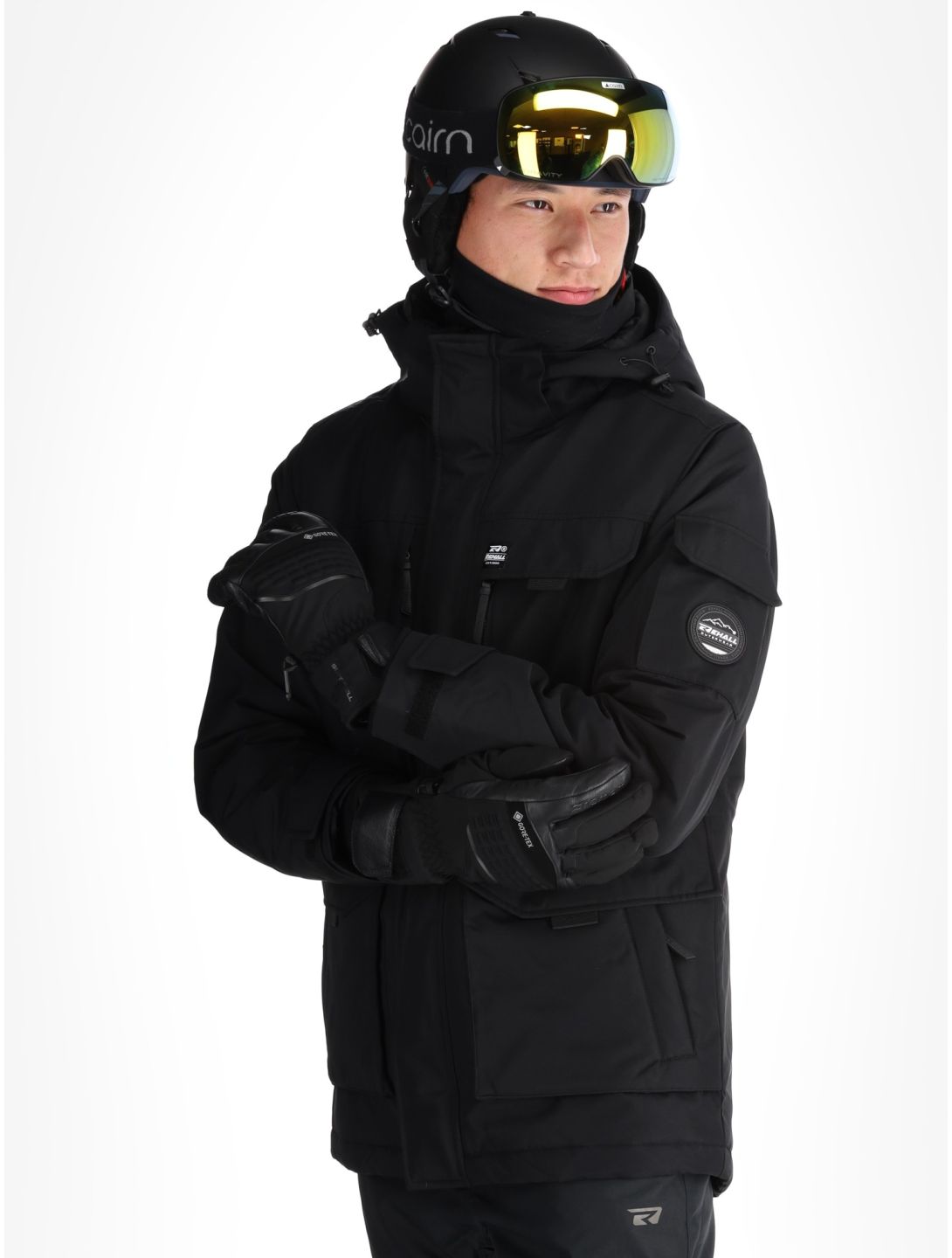 Rehall, Dean-R ski jacket men Black black 