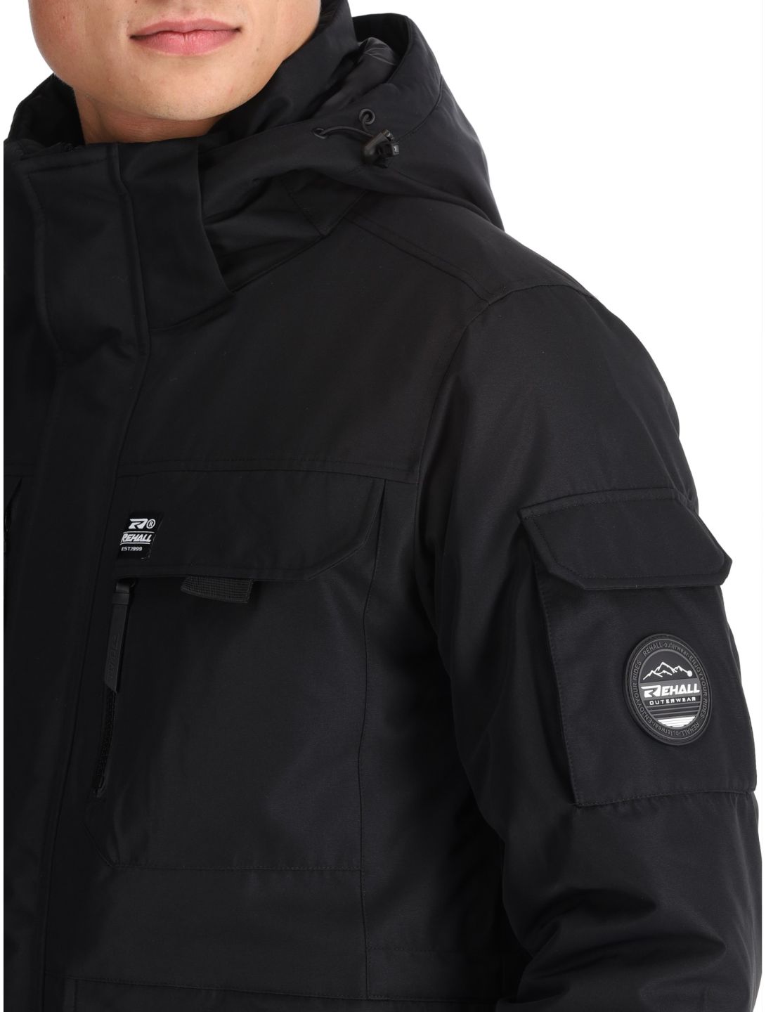 Rehall, Dean-R ski jacket men Black black 