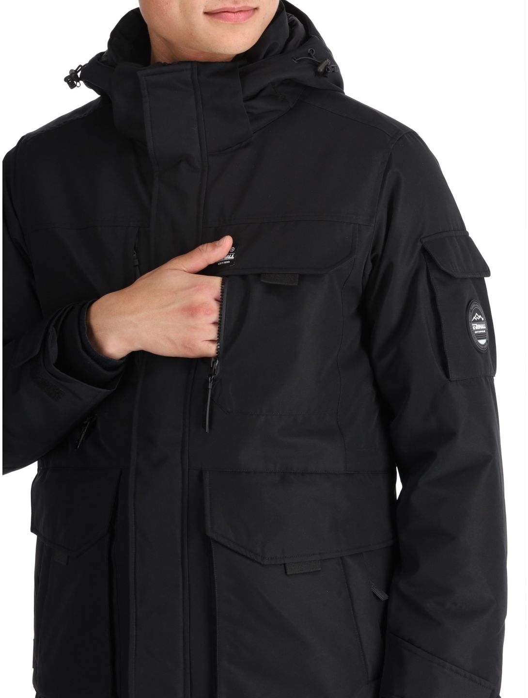 Rehall, Dean-R ski jacket men Black black 